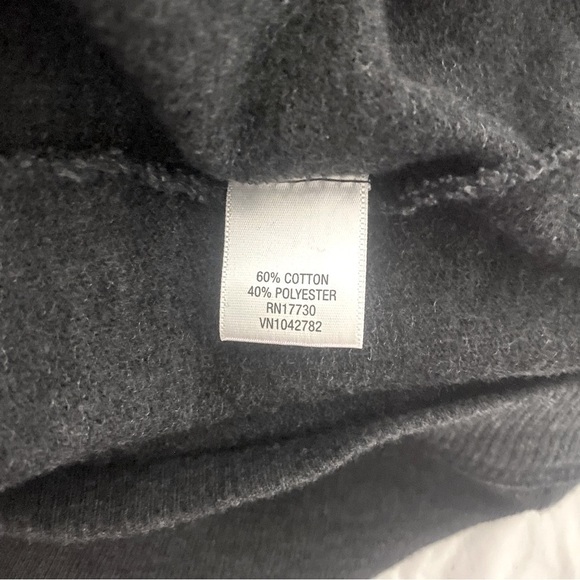 Converse One Star Women’s Tunic Sweatshirt Dress Charcoal Gray Size XS Y2K EUC - Picture 8 of 8